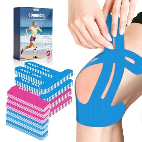 sunanday Kinesiology Tape Review: 20 Pre-Cut Strips Tested