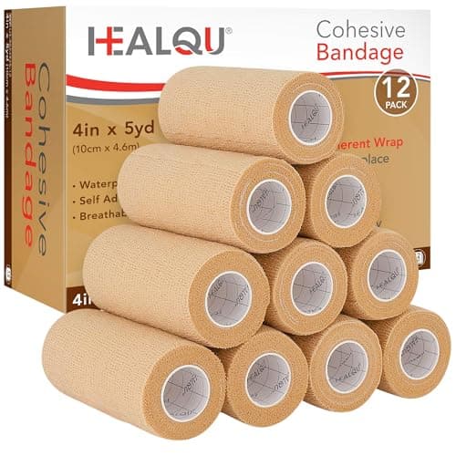 Benda Coesiva HEALQU Recensione: 12 Rotoli per lo Sport