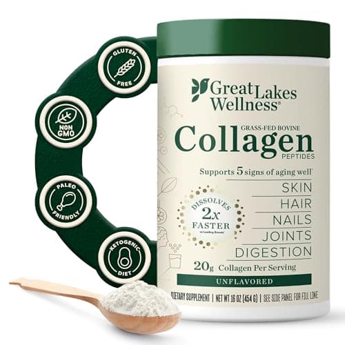 Great Lakes Wellness Collagen Peptides Powder Review 2024