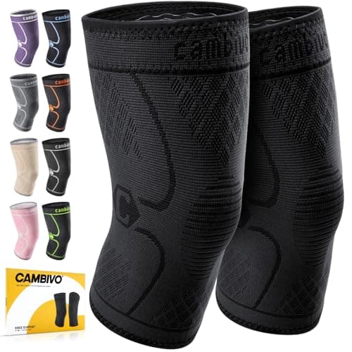 CAMBIVO Knee Compression Sleeves Review 2024