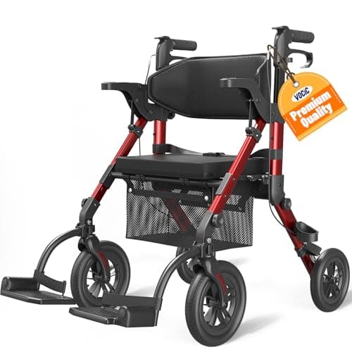 VOCIC Rollator 2-en-1 : Mon Test Complet du Walkie-Chair pour Seniors