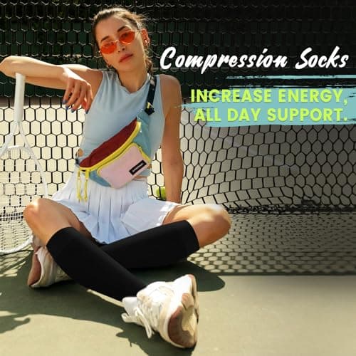 Copper Compression Socks 15-20 mmHg for Men & Women 8 Pairs – Circulation Support for Nurses, Travel, Running, Hiking, Soccer,Gift,Pregnant, Flying(L/XL)