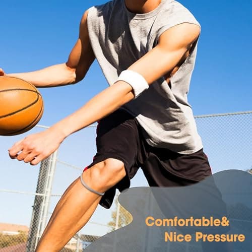 LYYHMAY 2 Pack Patella with Knee Pads for Patella Tendon Pain Relief - Knee Brace for Tendonitis Jumper Running Sports Basketball Men Women Knee with Patella SupportLYYHMAY Patella Tendon Support (Black)